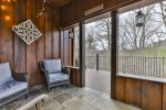 Deck off of master bedroom